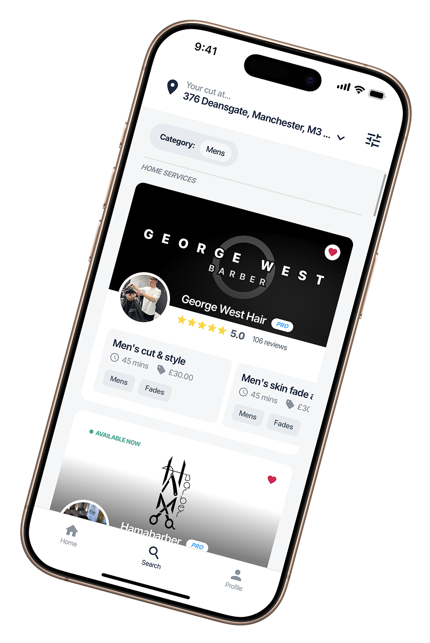Appacut app search screen